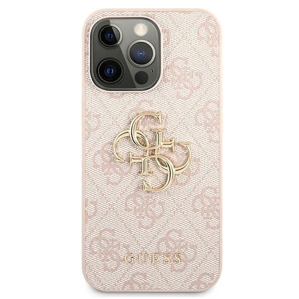 Guess 4G Big Metal Logo - θήκη για Apple iPhone 13 / Pro - Ροζ 3