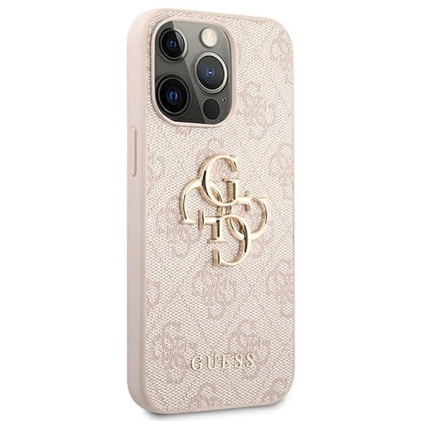 Guess 4G Big Metal Logo - θήκη για Apple iPhone 13 / Pro - Ροζ 4