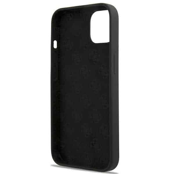 Guess Silicone Script Gold Logo - θήκη για Apple iPhone 13 - Μαύρο 6