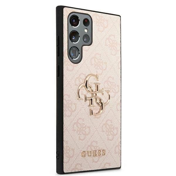 Guess Big Metal Logo - Samsung Galaxy S22 Ultra 5G - Ροζ 4