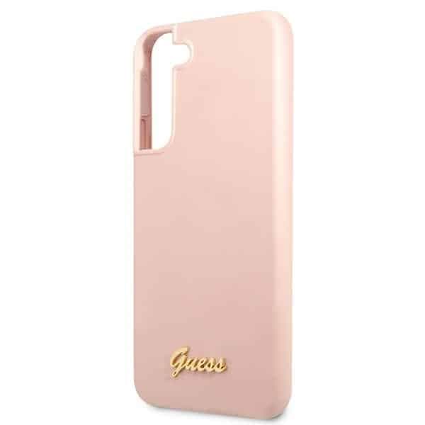 Guess Metal Logo - θήκη για Samsung S22+ / S906 - Ροζ 6