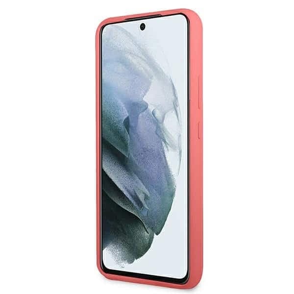 Guess Metal Logo - θήκη για Samsung S22+ S906 - Ροζ 5