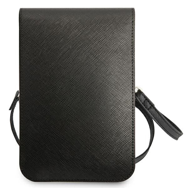 Guess Τσάντα GUWBSATMBK μαύρο/black Saffiano Triangle 5