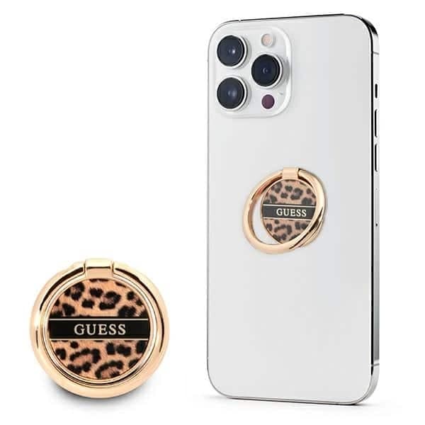Guess Ring stand GURSHCLEOW καφέ/ brown Leopard