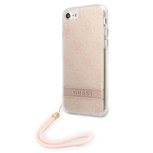 Guess 4G Print Strap - θήκη για Apple iPhone SE (2022) / - Ροζ 2