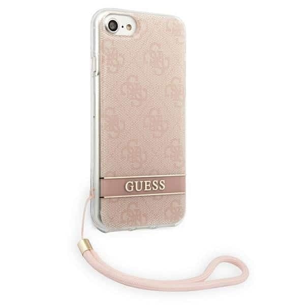 Guess 4G Print Strap - θήκη για Apple iPhone SE (2022) / - Ροζ 4