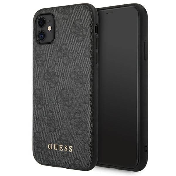 Guess Metal Gold Logo - Apple iPhone 11 - Γκρι 1
