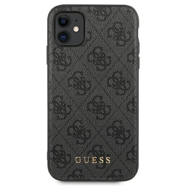Guess Metal Gold Logo - Apple iPhone 11 - Γκρι 3