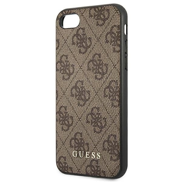 Guess 4G Metal Gold - θήκη για Apple iPhone SE (2022) / (2020) 7 8 - Καφέ 6