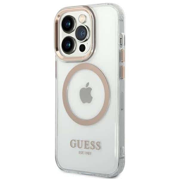 Guess Metal Outline Magsafe - θήκη για Apple iPhone 14 Pro - Διάφανο 2