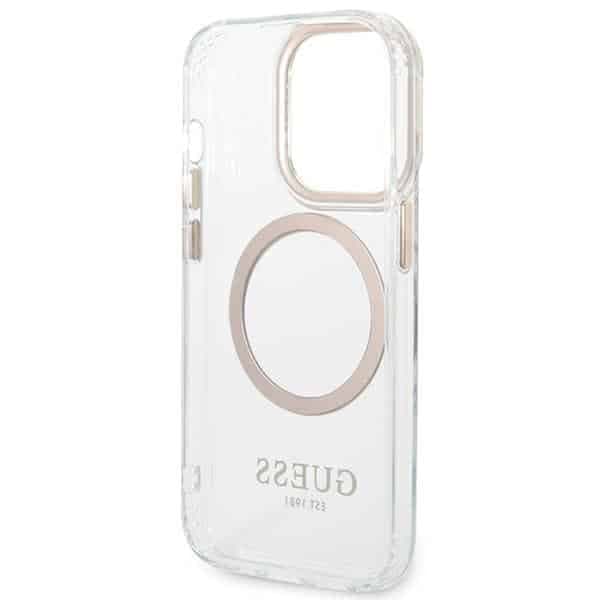 Guess Metal Outline Magsafe - θήκη για Apple iPhone 14 Pro - Διάφανο 7