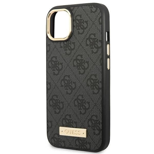 Guess Logo Plate MagSafe - θήκη για Apple iPhone 14 Plus - Μαύρο 6