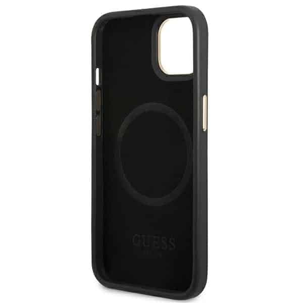 Guess Logo Plate MagSafe - θήκη για Apple iPhone 14 Plus - Μαύρο 7