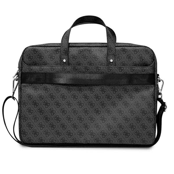 Guess Τσάντα GUCB15P4TK 16" μαύρη/ black Saffiano 4G Triangle Logo 3
