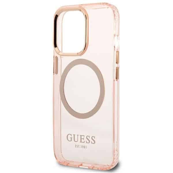 Guess Translucent - θήκη για Apple iPhone 13 Pro Max - Ροζ 6