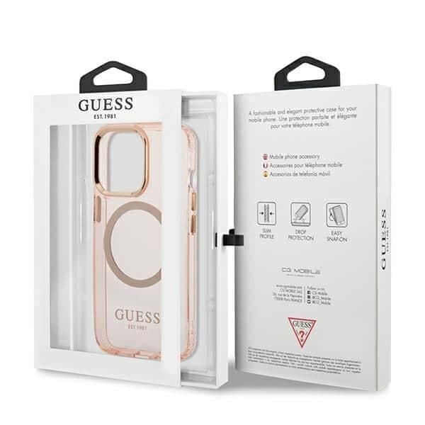 Guess Translucent - θήκη για Apple iPhone 13 Pro Max - Ροζ 8