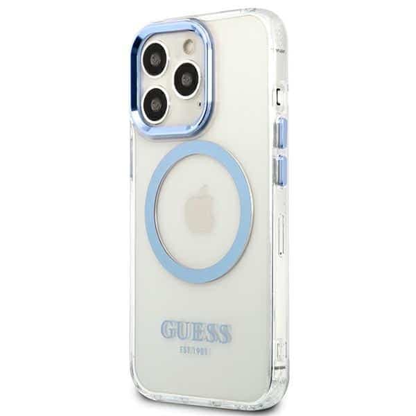 Guess Metal Outline MagSafe - θήκη για Apple iPhone 13 Pro / - Μπλε 2