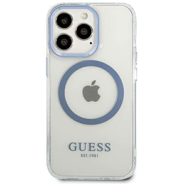 Guess Metal Outline MagSafe - θήκη για Apple iPhone 13 Pro / - Μπλε 3
