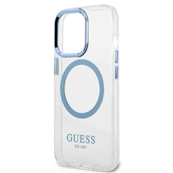Guess Metal Outline MagSafe - θήκη για Apple iPhone 13 Pro / - Μπλε 6