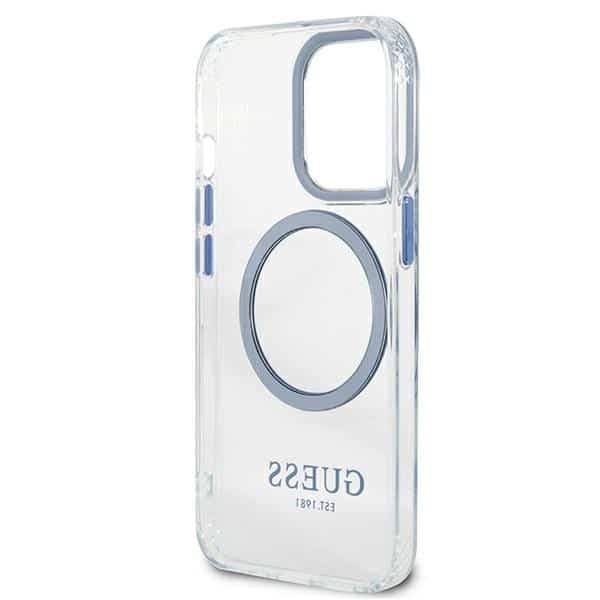 Guess Metal Outline MagSafe - θήκη για Apple iPhone 13 Pro / - Μπλε 7