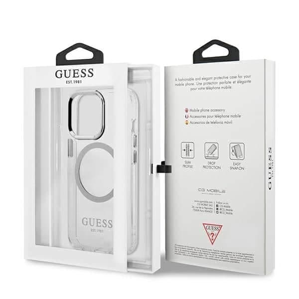 Guess Metal Outline MagSafe - θήκη για Apple iPhone 13 Pro / - Διάφανο 8