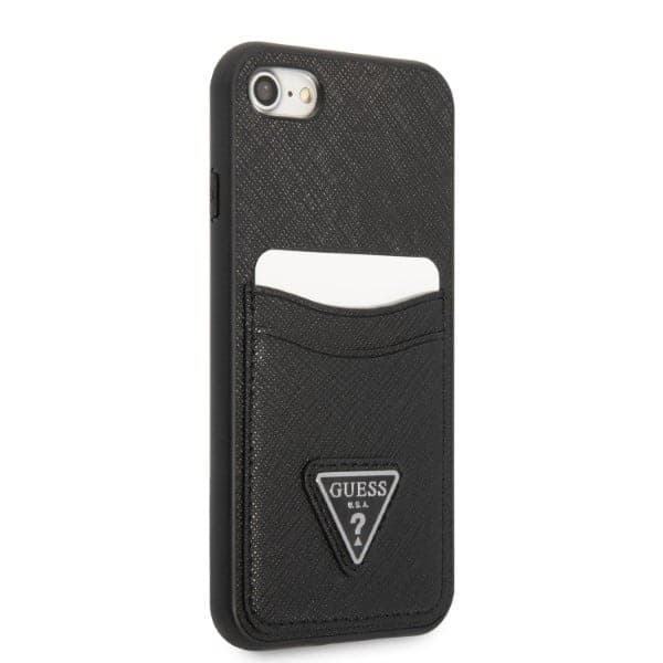 Guess Saffiano Triangle - θήκη για Apple iPhone 7 / 8 SE (2020) (2022) - Μαύρο 4