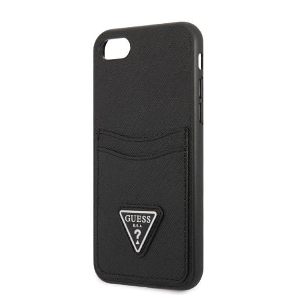 Guess Saffiano Triangle - θήκη για Apple iPhone 7 / 8 SE (2020) (2022) - Μαύρο 6