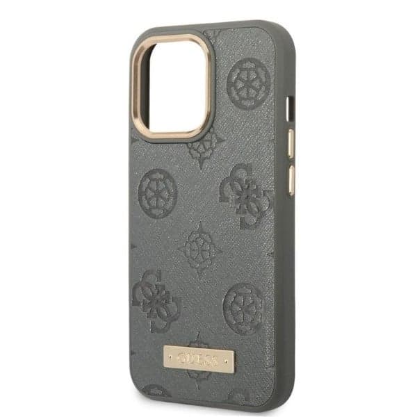 Guess Peony Logo Plate MagSafe - θήκη για Apple iPhone 13 Pro / - Γκρι 6