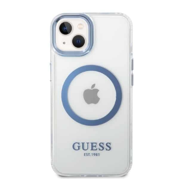 Guess Metal Outline Magsafe - θήκη για Apple iPhone 14 Plus / 15 - Διάφανο 3