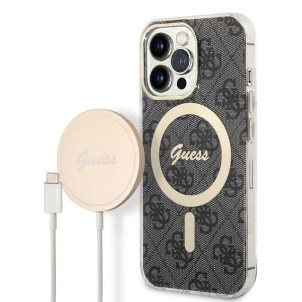 Guess Print MagSafe - θήκη για Apple iPhone 13 Pro Max - Μαύρο