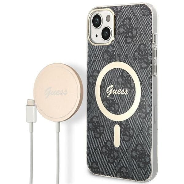 Guess Guess 4G Print - θήκη για Apple iPhone 14 / 15 13 - Μαύρο