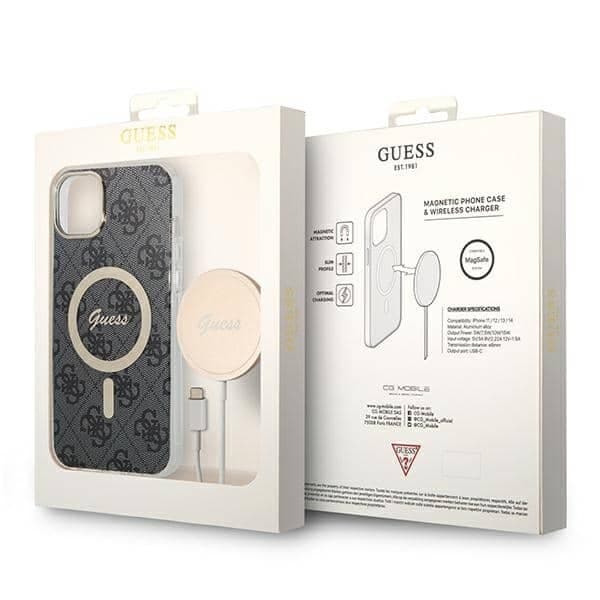 Guess Print MagSafe - Apple iPhone 14 Plus / 15 - Μαύρο 10