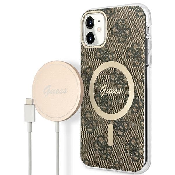Guess 4G Print - θήκη για Apple iPhone 11 - Καφέ