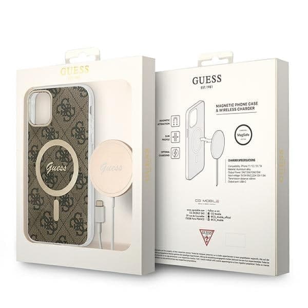 Guess 4G Print - θήκη για Apple iPhone 11 - Καφέ 10
