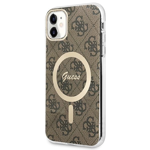 Guess 4G Print - θήκη για Apple iPhone 11 - Καφέ 2