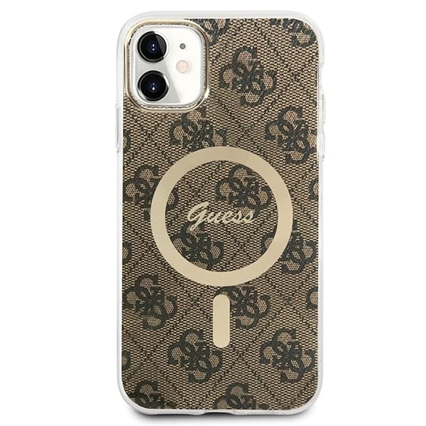 Guess 4G Print - θήκη για Apple iPhone 11 - Καφέ 3