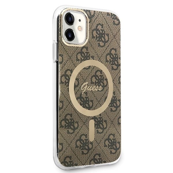 Guess 4G Print - θήκη για Apple iPhone 11 - Καφέ 4