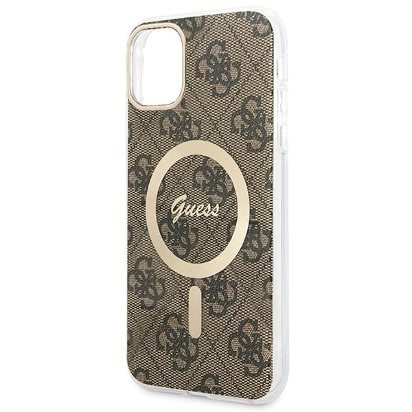 Guess 4G Print - θήκη για Apple iPhone 11 - Καφέ 6