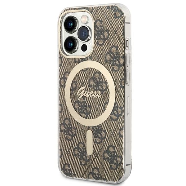 Guess Print MagSafe - θήκη για Apple iPhone 13 Pro - Καφέ 2