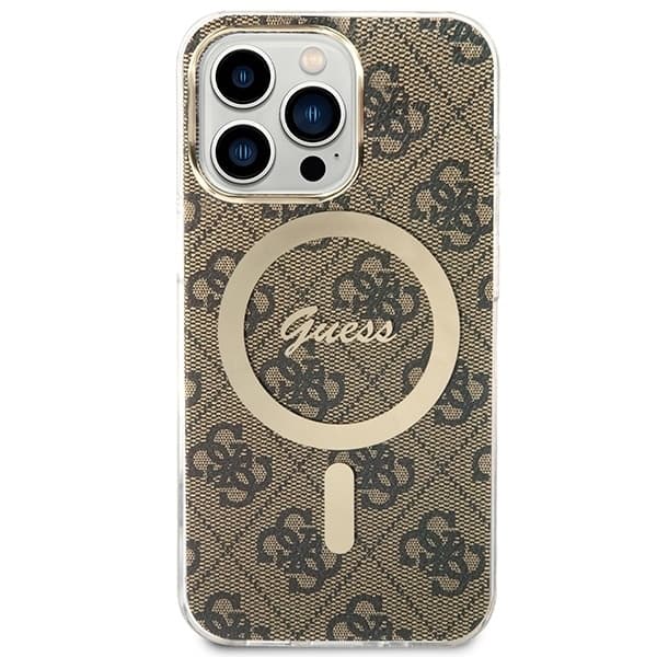 Guess Print MagSafe - θήκη για Apple iPhone 13 Pro - Καφέ 3