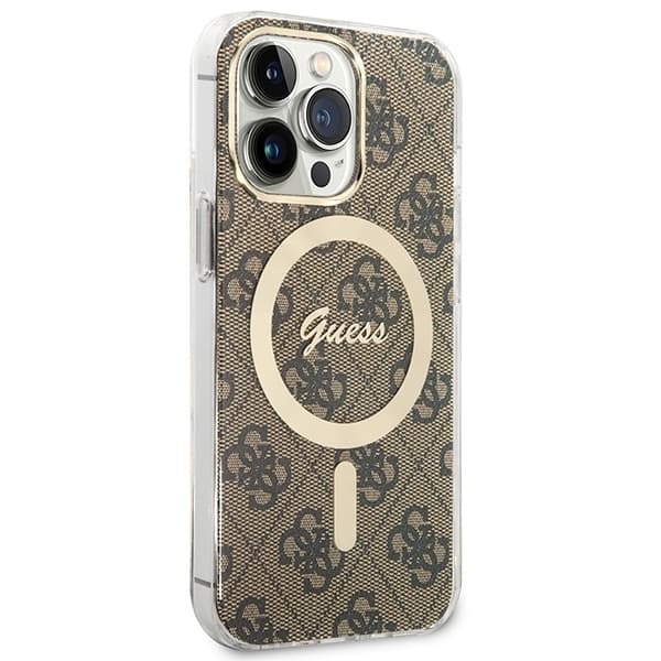 Guess Print MagSafe - θήκη για Apple iPhone 13 Pro - Καφέ 4