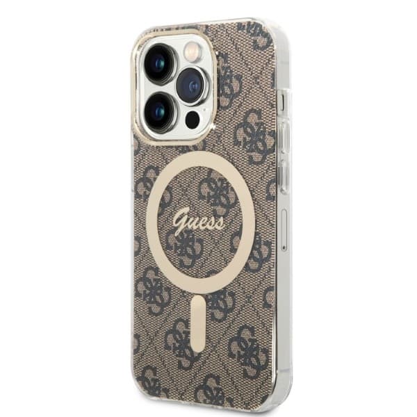 Guess Print MagSafe - θήκη για Apple iPhone 14 Pro - Καφέ 2