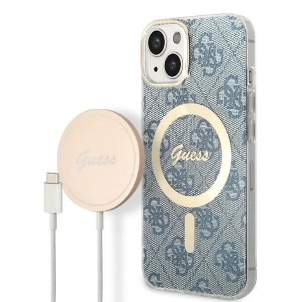 Guess Print MagSafe - Apple iPhone 14 Plus / 15 - Μπλε