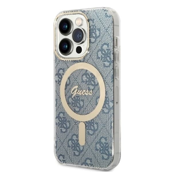 Guess Guess 4G Print - θήκη για Apple iPhone 14 Pro Max - Μπλε 2