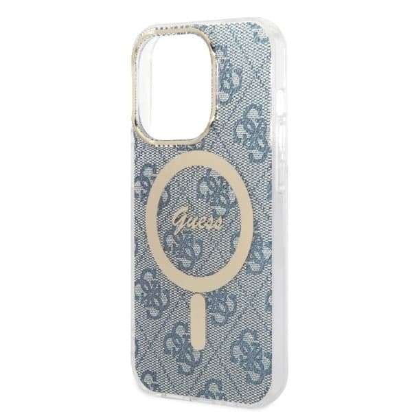 Guess Guess 4G Print - θήκη για Apple iPhone 14 Pro Max - Μπλε 5
