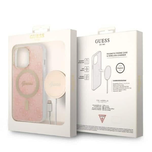 Guess Guess 4G Print - θήκη για Apple iPhone 13 Pro Max - Ροζ 10