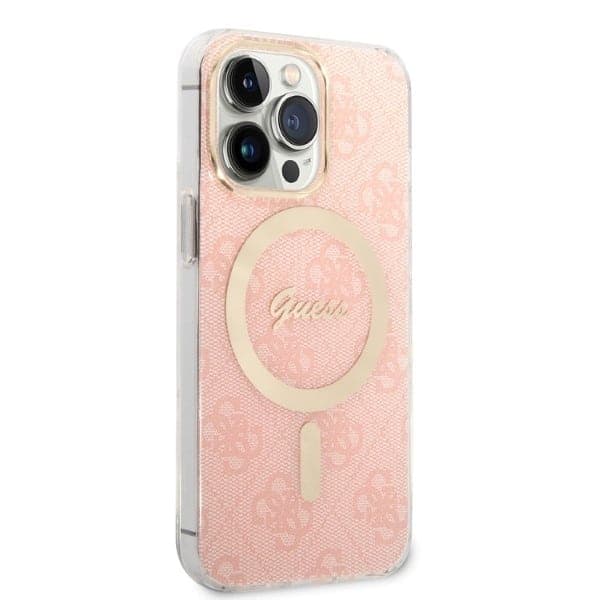 Guess Guess 4G Print - θήκη για Apple iPhone 13 Pro Max - Ροζ 4