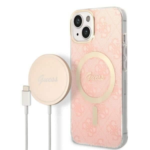 Guess Print MagSafe - Apple iPhone 14 Plus / 15 - Ροζ