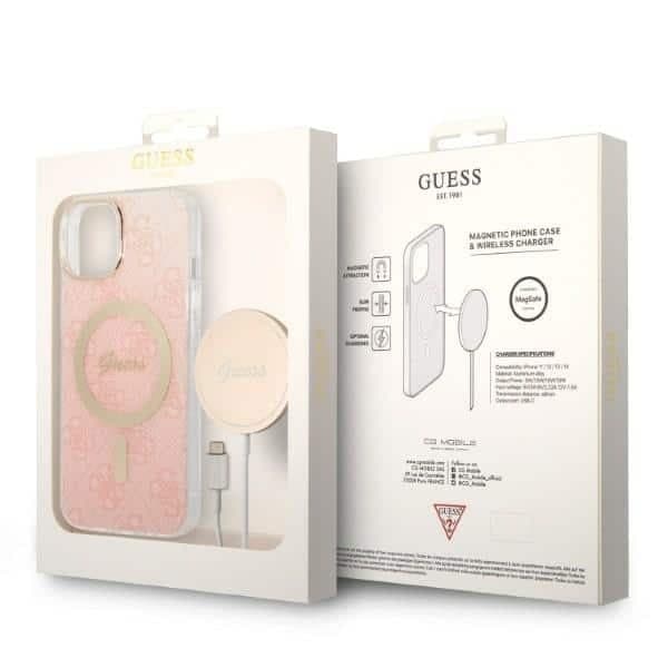 Guess Print MagSafe - Apple iPhone 14 Plus / 15 - Ροζ 10