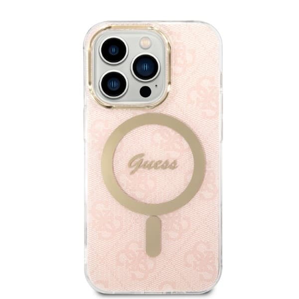 Guess Print MagSafe - θήκη για Apple iPhone 14 Pro - Ροζ 3